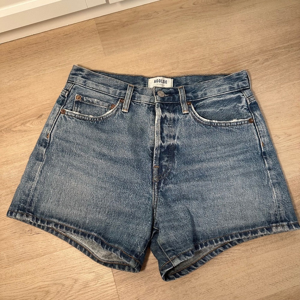 AGOLDE Parker Long Shorts in Occurrence